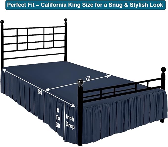 Linen Bed Skirt - King