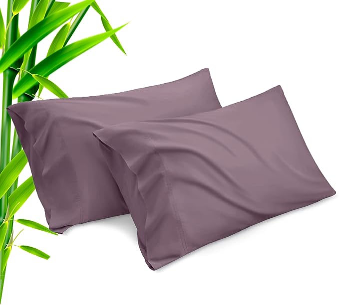 Bamboo Cooling Pillowcase Set - King - 20 x 40 in - 2 Pack - 2 Piece