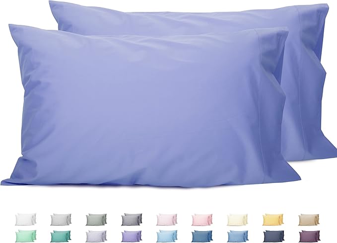 100% Cotton Pillowcase Set - Queen - 20 x 30 in - 2 Piece