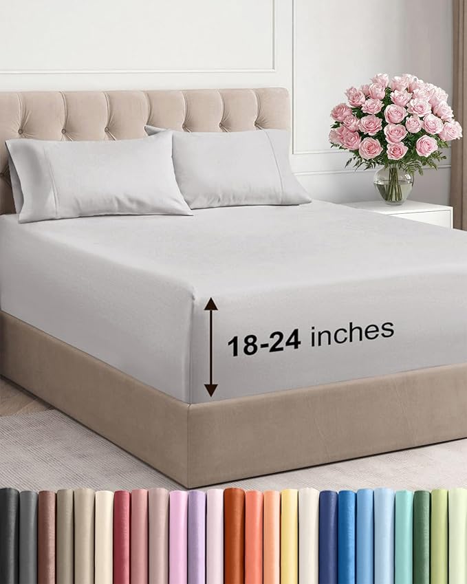 Cooling Bed Sheet Set - Twin XL - 4 Piece