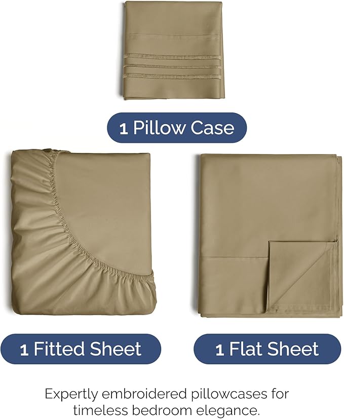 Cooling Bed Sheet Set - Twin - 3 Piece