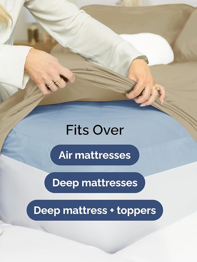 Cooling Bed Sheet Set - Twin - 4 Piece