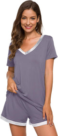 Women's Bamboo Cooling Pajama Set - Short Sleeve - 2 Piece