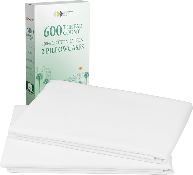 100% Cotton Pillowcase Set - Queen - 2 Piece
