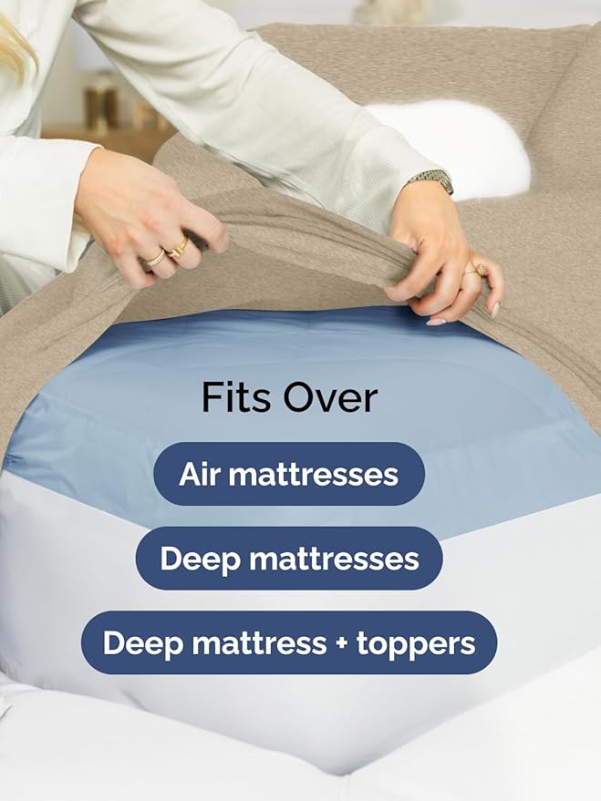 Cooling Bed Sheet Set - Queen - 6 Piece