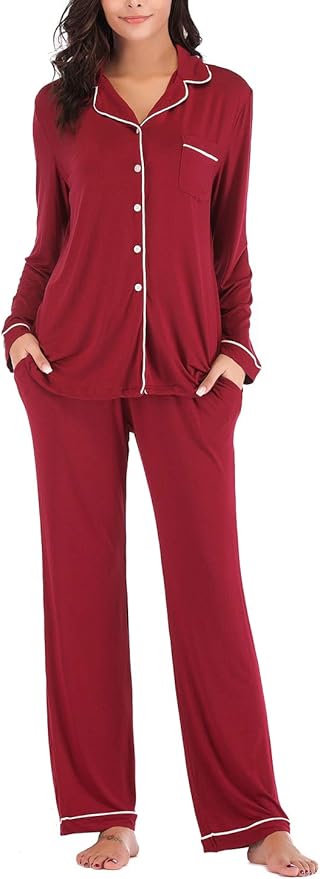 Women's Pajama Set - Long Sleeve - 2 Piece