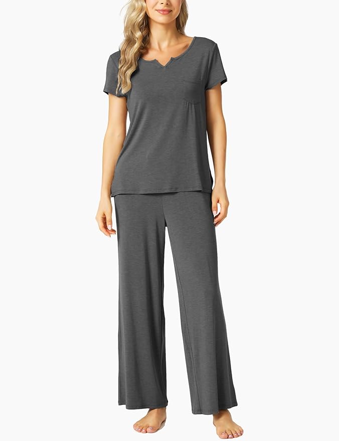Bamboo Pajama Set - Short Sleeve - 2 Piece