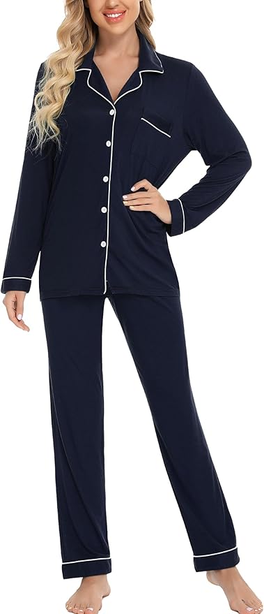 Women's Pants Pajama Set - Long Sleeve - 2 Piece