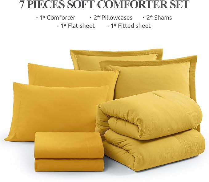 Comforter Set - Queen - 7 Piece
