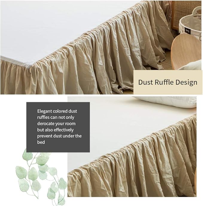 Linen Bed Skirt - Queen