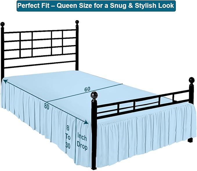 Linen Bed Skirt - Queen