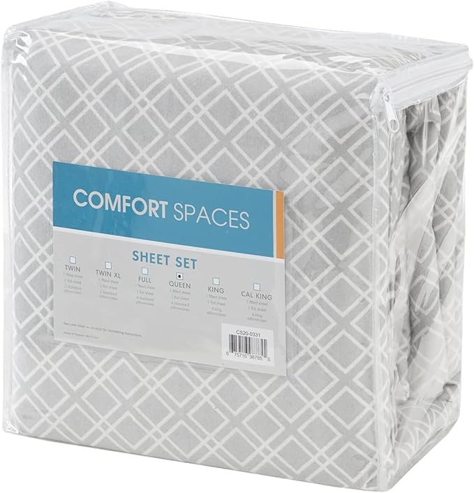Flannel Bed Sheet Set - Queen - 4 Piece