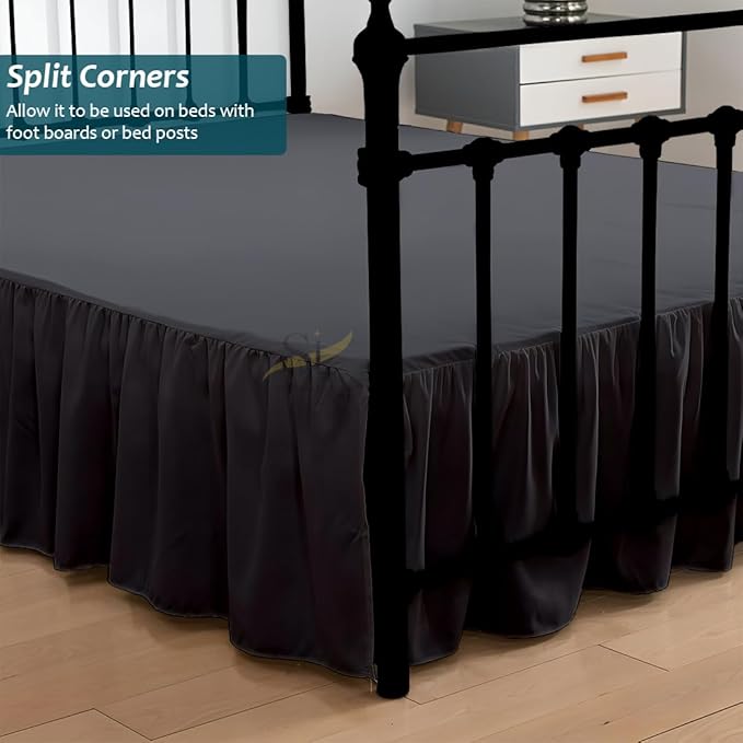 Linen Bed Skirt - King
