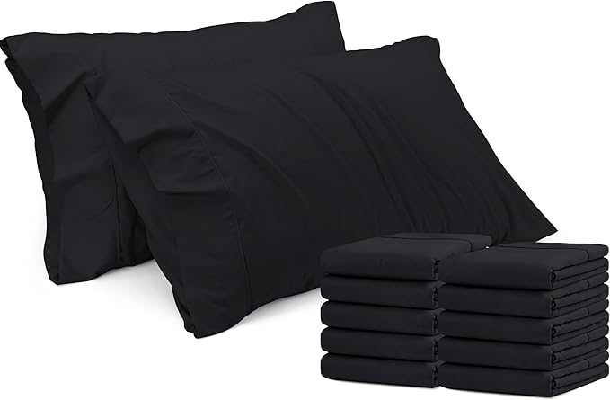 Microfiber Pillowcase - Standard - 20 x 26 in - 12 Pack
