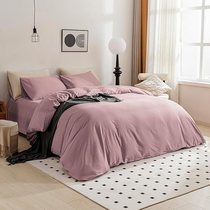 Linen Duvet Cover Set - Twin - 2 Piece