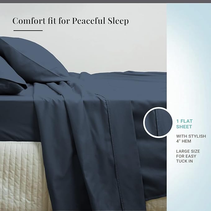 100% Cotton Flat Sheet - King