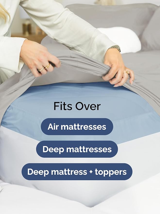 Cooling Bed Sheet Set - Full - 6 Piece