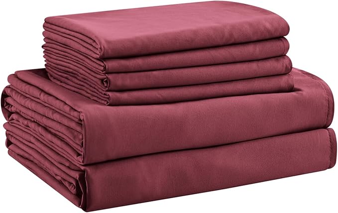 Cooling Bed Sheet Set - King - 16 in Deep Pocket - 6 Piece
