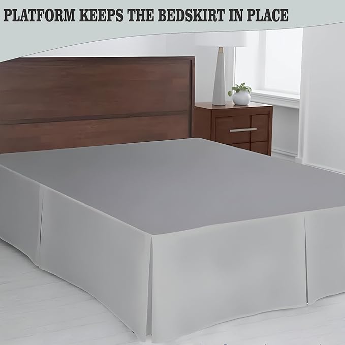 Microfiber Bed Skirt - Queen - 14 in Drop