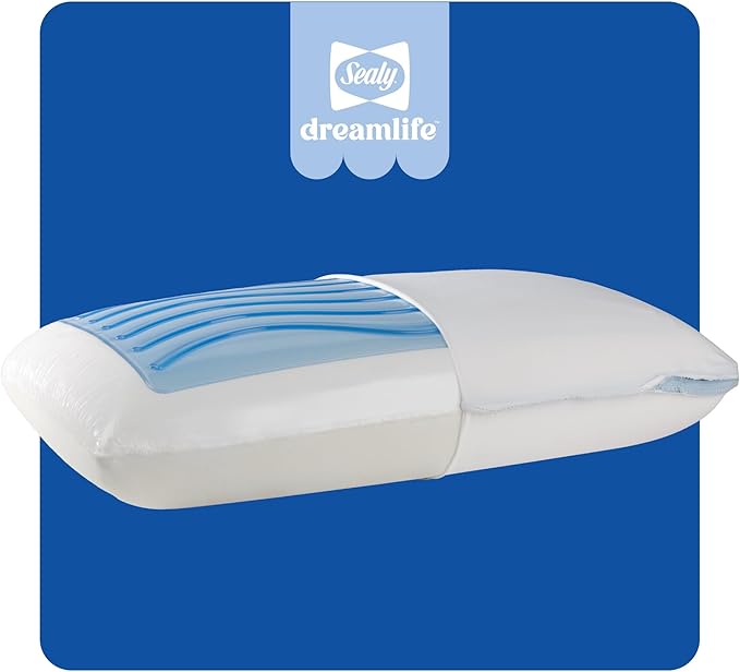 Memory Foam Cooling Bed Pillow - Standard