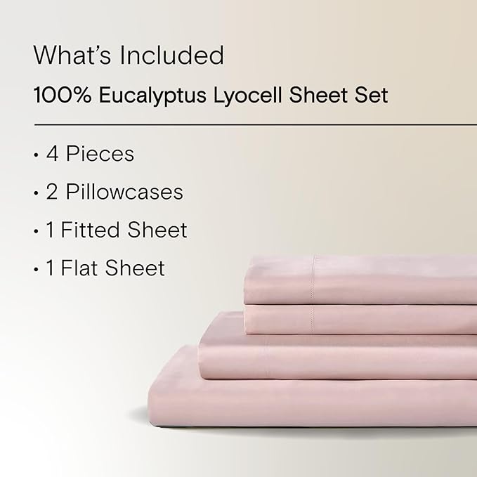 Cooling Bed Sheet Set - King - 4 Piece