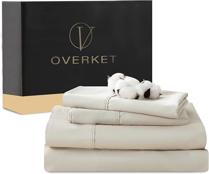 Linen Fitted Sheet - Full - 4 Piece