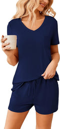 Women's Pajama Set - Short Sleeve - 2 Piece