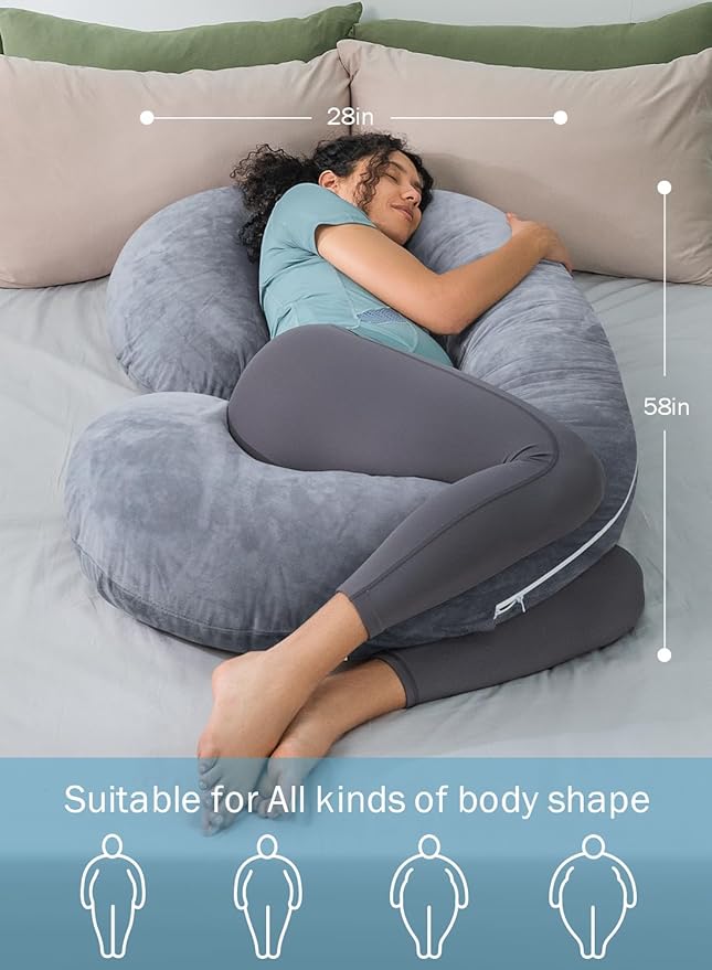 Velvet Body Pillow