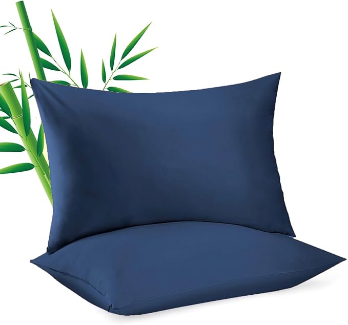 Bamboo Cooling Pillowcase Set - Queen - 2 Pack - 2 Piece