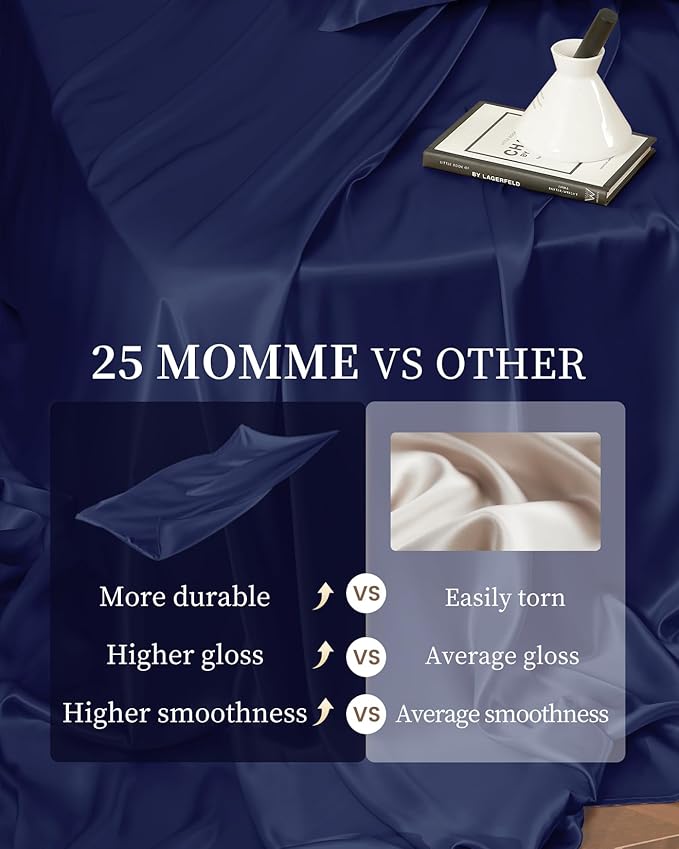 Mulberry Silk Bed Sheet Set - Queen - 4 Piece