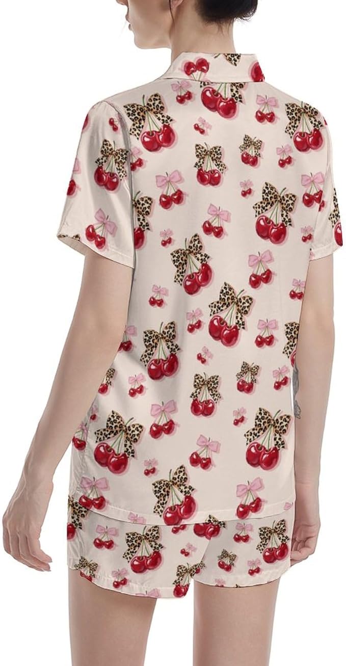 Women's Pajama Set - Short Sleeve - 2 Piece