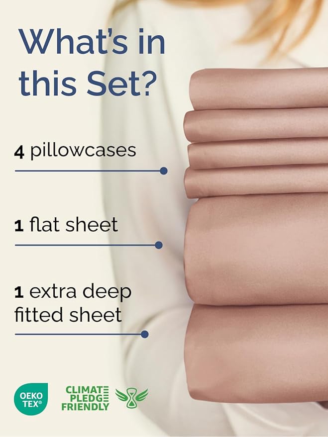 Cooling Bed Sheet Set - Full - 6 Piece