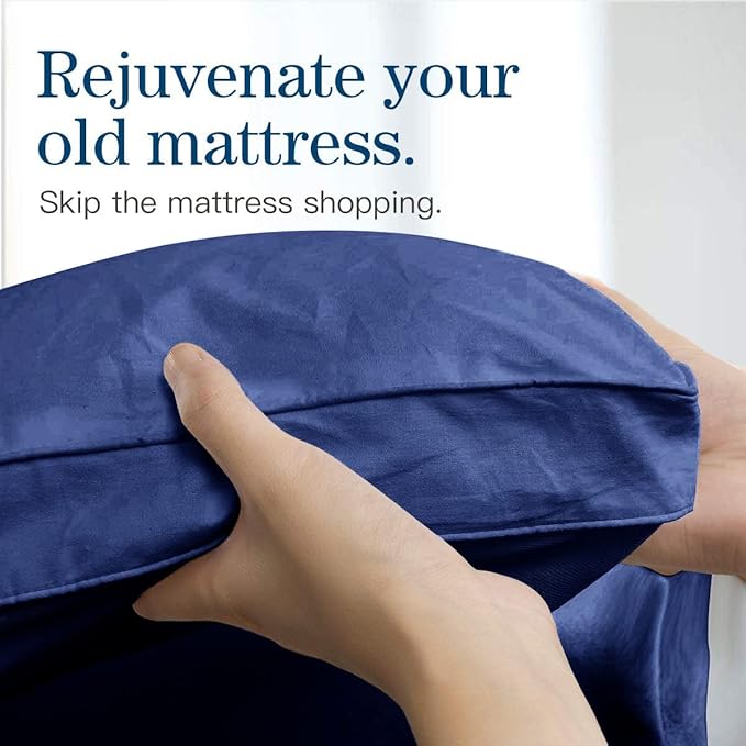 Cooling Mattress Topper - California King - 21 in Deep Pocket