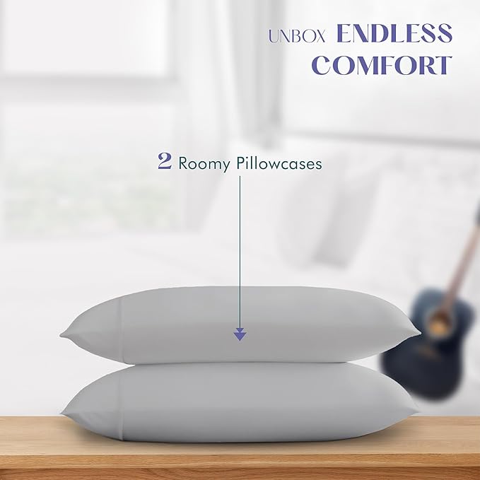 Linen Cooling Pillowcase Set - King - 2 Piece
