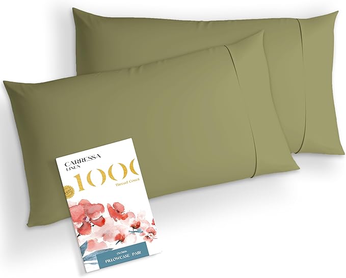 Linen Cooling Pillowcase Set - Queen - 2 Piece