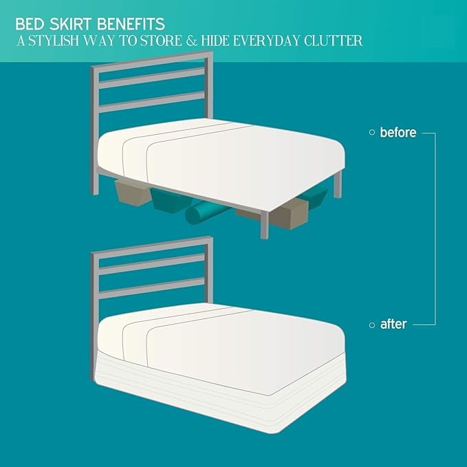 Linen Bed Skirt - King