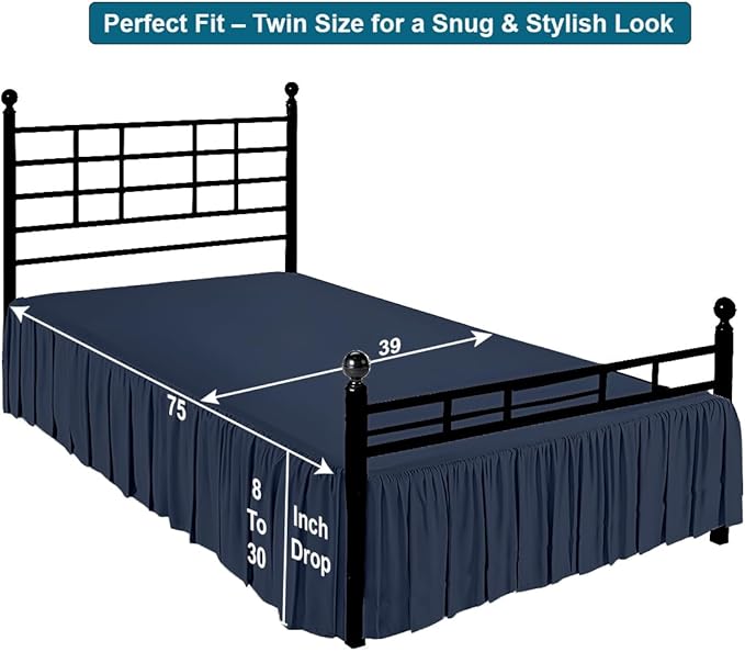 Linen Bed Skirt - Twin