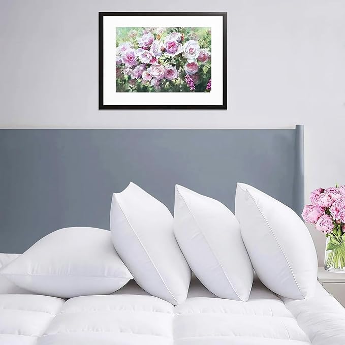 Down Alternative Bed Pillow - Standard - 20 x 26 in - 4 Piece