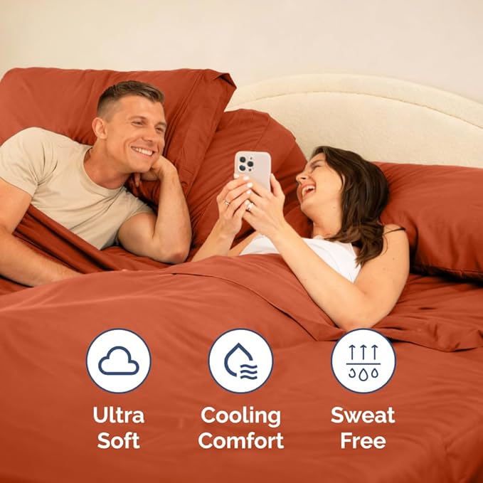 Cooling Bed Sheet Set - King - 4 Piece
