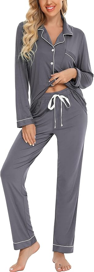 Women's Pants Pajama Set - Long Sleeve - 2 Piece