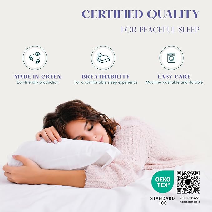 Linen Cooling Pillowcase Set - King - 4 Piece