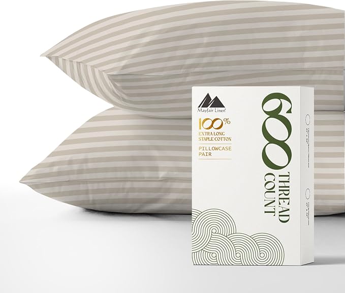 Linen Cooling Pillowcase Set - King - 2 Piece