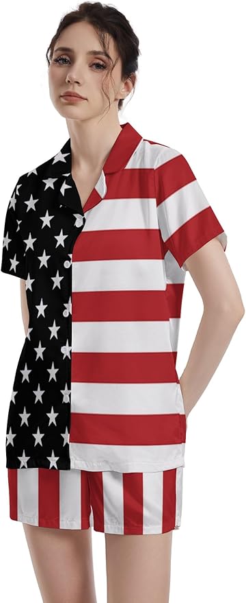 Women's Pajama Set - Short Sleeve - 2 Piece