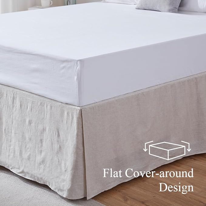 Linen Bed Skirt - Queen