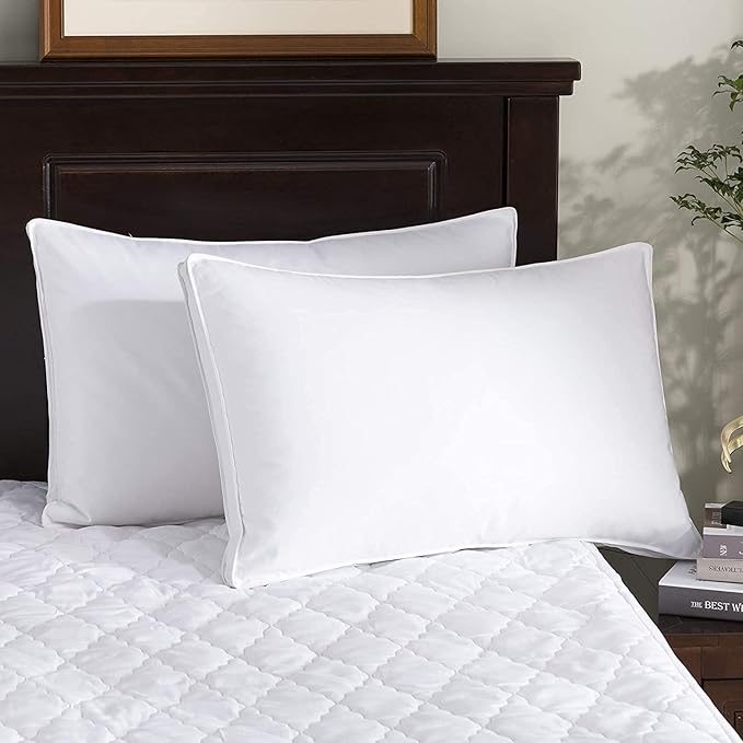 100% Cotton Bed Pillow - King - 2 Piece