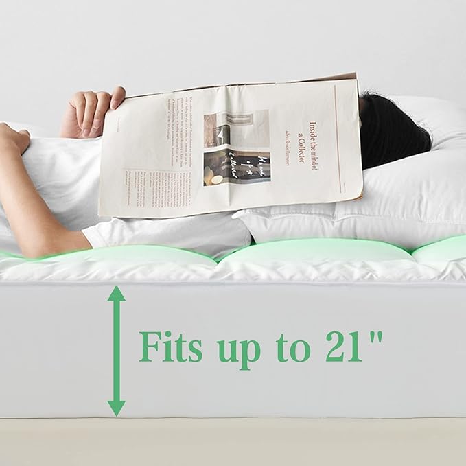 Bamboo Cooling Mattress Pad - King