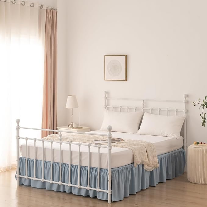 Microfiber Bed Skirt - King - 14 in Drop