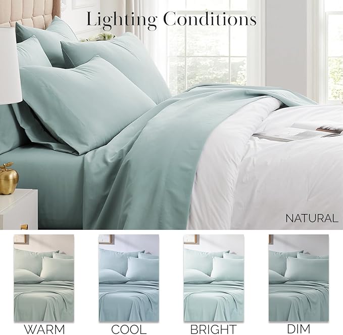 Microfiber Bed Sheet Set - King - 6 Piece