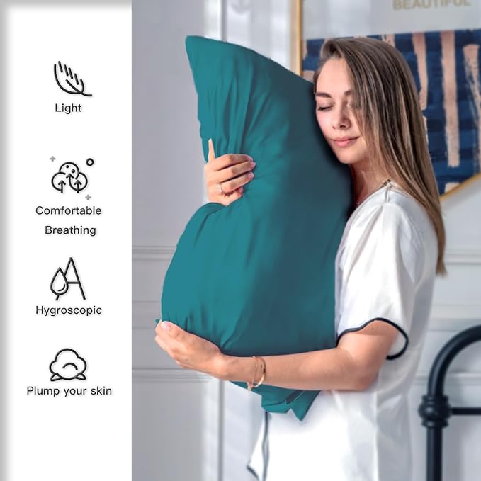 Satin Pillowcase Set - King - 2 Piece