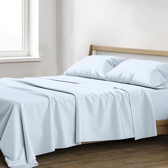Linen Cooling Bed Sheet Set - California King - 4 Piece